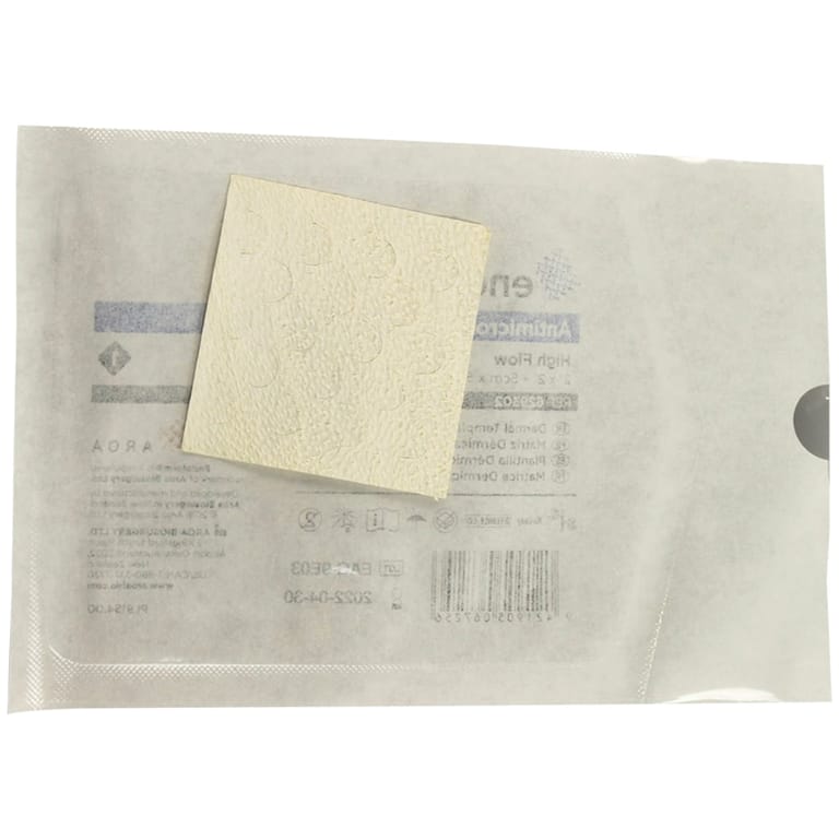 Endoform Antimicrobial High Flow Silver Collagen ECM Dressing 2 x 2 Inch Sterile