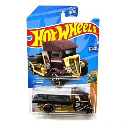 Hot Wheels Fast Bed Hauler Maroon – Speed Shop HW Haulers 2/5 1:64 Diecast