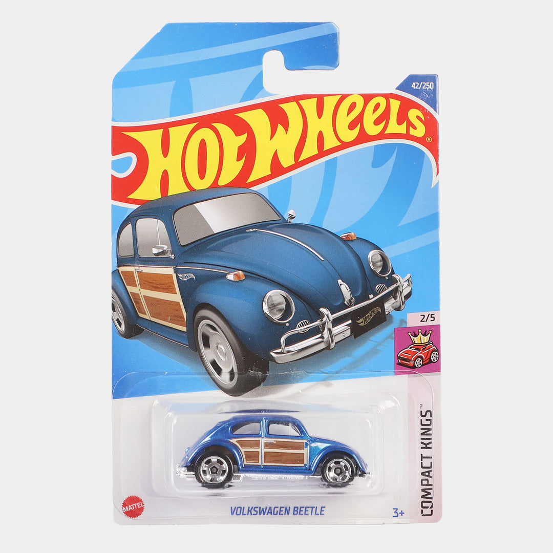 Hot Wheels Volkswagen Beetle Blue – Compact Kings 42/250 1:64 Diecast Car