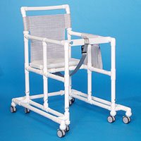 Walker Chair Extra Tall Ultimate PVC Frame 400 lbs. Weight Capacity 34-3/4 to 40-3/4 Inch Height