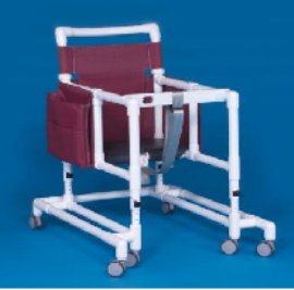 Walker Chair Adjustable Height Deluxe Ultimate PVC Frame