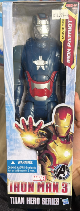 Iron Man 3 Titan Hero Series Iron Patriot Action Figure
