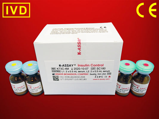 Assayed Control Set K-ASSAY Insulin Level 1, 2 2 X 0.5 mL