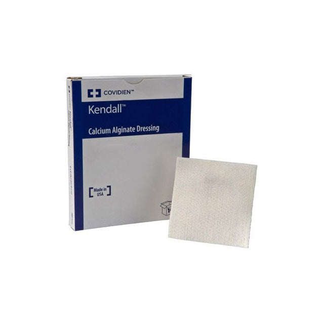 Kendall Calcium Alginate Dressing 4 x 4 Inch Sterile Square Wound Dressing