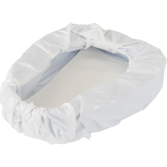 bed pan liners,bed pan liners disposable,bed pan liners with absorbent pad,bed pan liners with absorbent pad disposable,commode liners,commode liners with absorbent pads