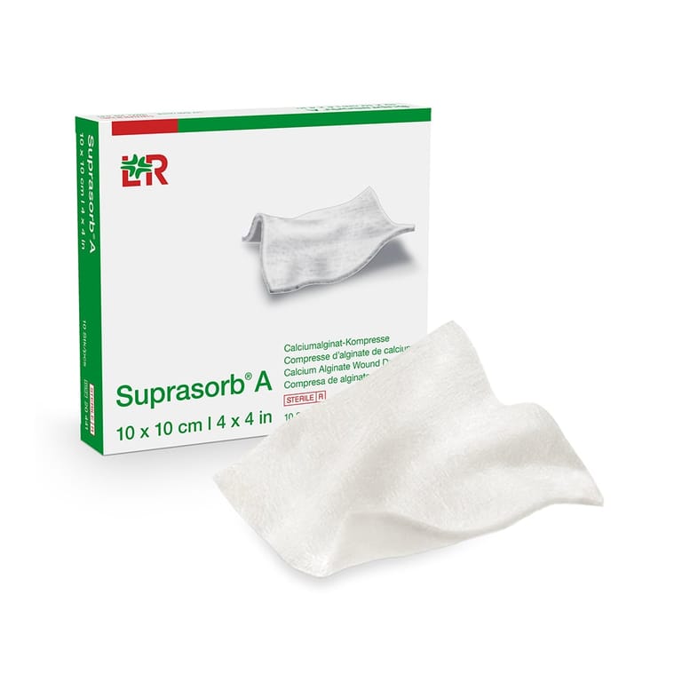 Suprasorb A Calcium Alginate Dressing 4 x 4 Inch Sterile Wound Dressing
