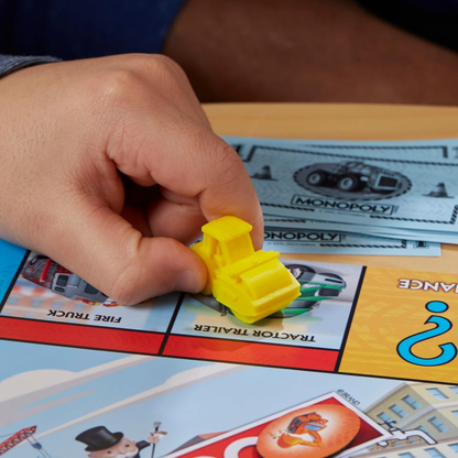 Hasbro Monopoly Junior Board Game for Kids Ages 5+ – Beginner-Friendly Family Board Game