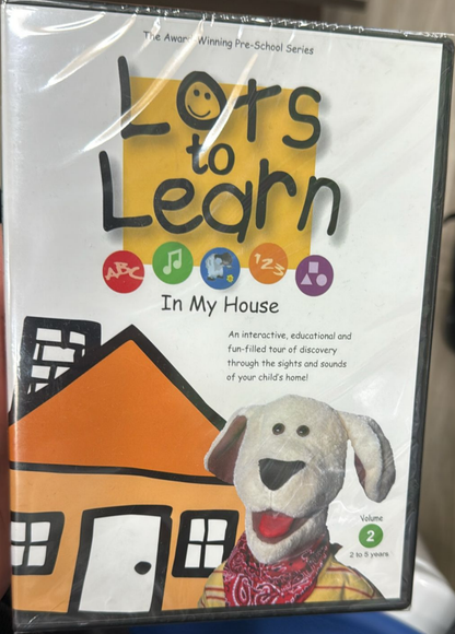 Lots To Learn Preschool Videos: In My House – Educational Learning DVD for Ages 2–5