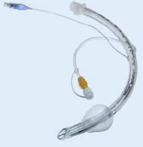 Cuffed Endotracheal Tube TaperGuard Evac Curved 7.