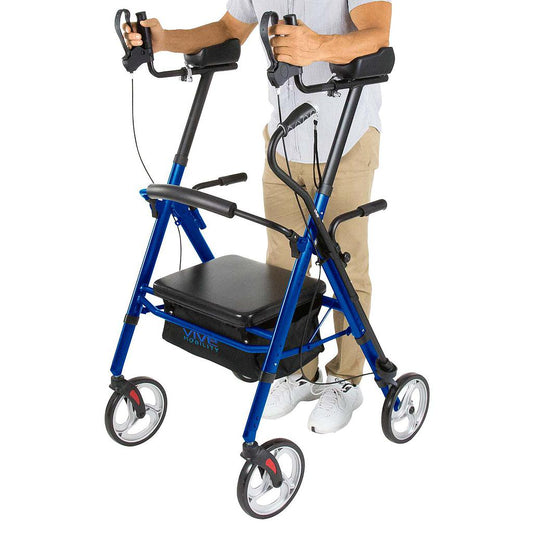 mobility upright walker,upright walker,upright walker with seat,upright walker with seat and armrest