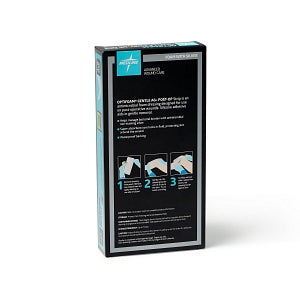 Optifoam Gentle AG+ Post-Op Silver Foam Dressing 4 x 8 Inch Silicone Adhesive Dressing