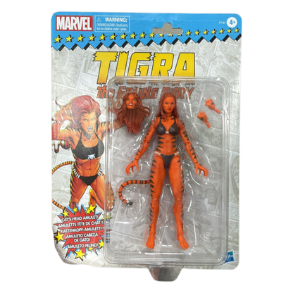 Marvel Legends Vintage (Retro) Series Tigra Action Figure – The Feline Fury (6-Inch)