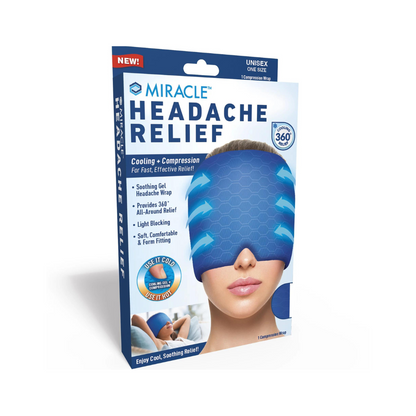 Miracle Headache Relief Cap Cooling and Compression Therapy for Soothing Migraine Relief