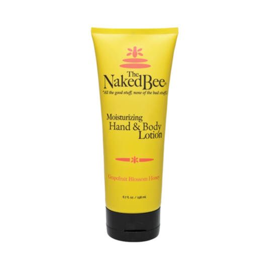 THE NAKED BEE 6.7 oz. Grapefruit Blossom Honey Hand & Body Lotion - Organic Aloe Vera and Hyaluronic Acid Infused