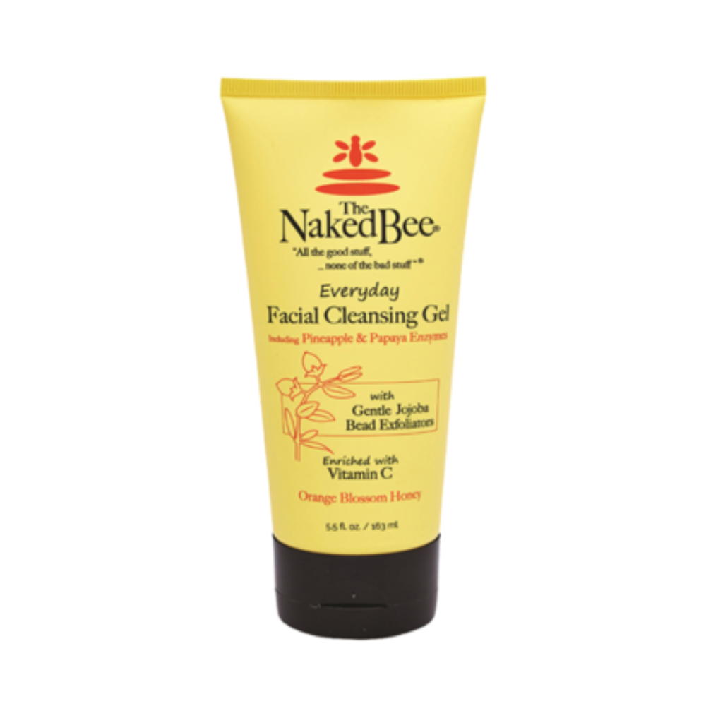 Naked Bee Orange Blossom Honey Everyday Radiant Renewal Facial Cleansing Gel 5.5 oz.