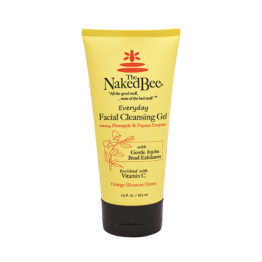 Naked Bee Orange Blossom Honey Everyday Radiant Renewal Facial Cleansing Gel 5.5 oz.