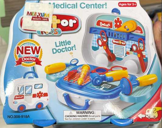 Kids Little Doctor Set – 15pcs Medical Center Playset (For Ages 3+)