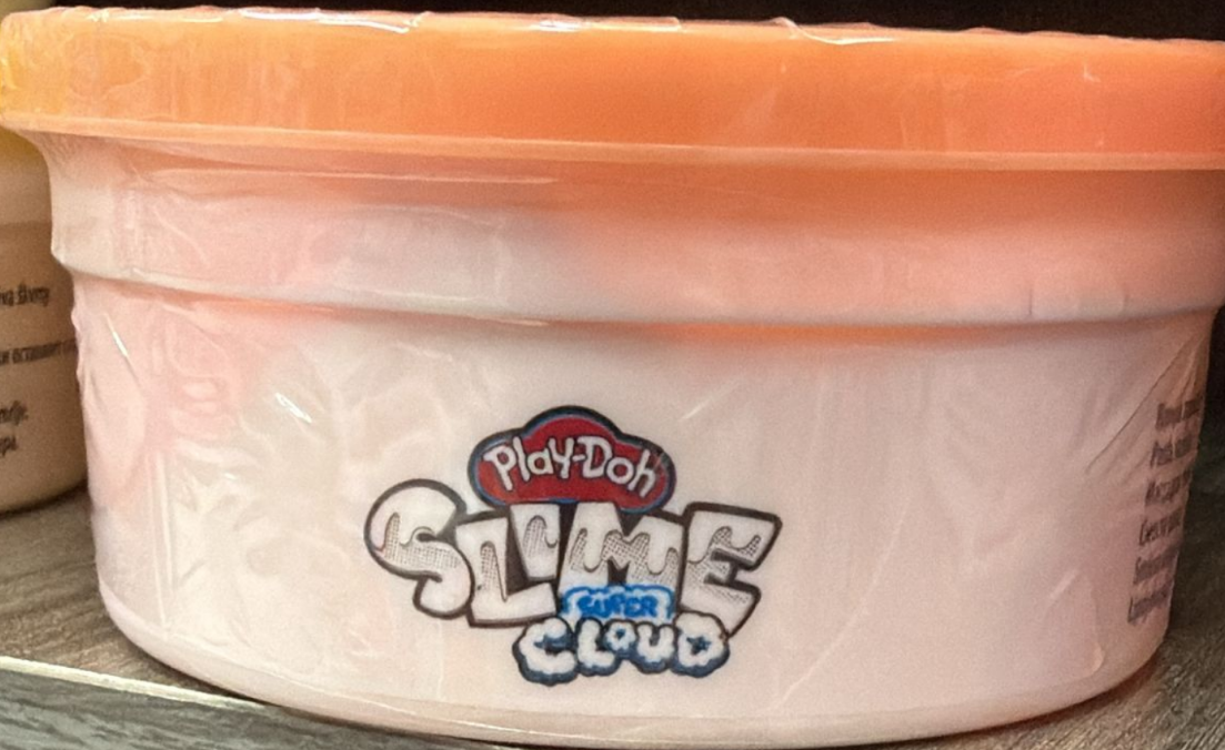 Play-Doh Super Cloud Slime Single Can 4oz – Fluffy Sensory Slime for Kids