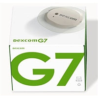 Dexcom G7 Sensor/Transmitter Kit Retail Package for Discreet and Advanced Glucose Monitoring (1/Box)