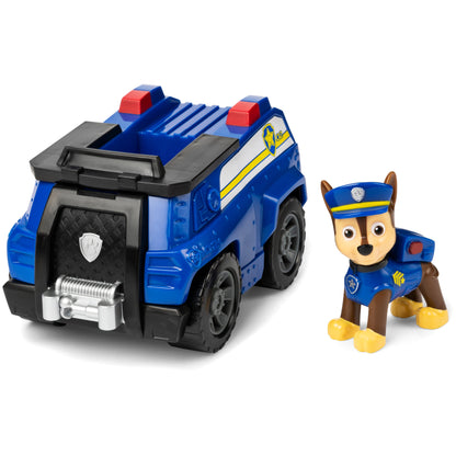 PAW Patrol Chase’s Patrol Cruiser Vehicle with Collectible Figure (Ages 3+)