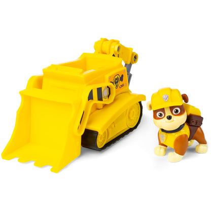 PAW Patrol Rubble’s Bulldozer Vehicle with Collectible Figure (Ages 3+)
