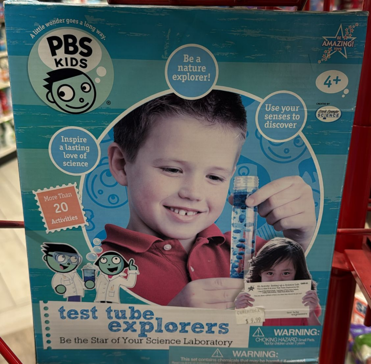 PBS Kids Test Tube Explorers Experiment Kit – Science Lab Activity Set for Kids Ages 4+