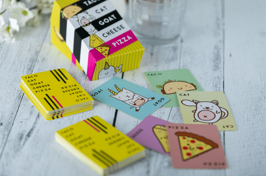 Dolphin Hat Games Taco Cat Goat Cheese Pizza Fast-Paced Party Card Game