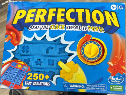 Perfection Board Game – Kids & Preschool Shape-Matching Game (Ages 5+)