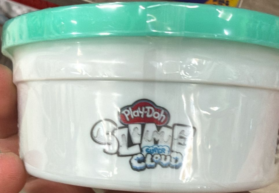 Play-Doh Super Cloud Slime Single Can 4oz – Fluffy Sensory Slime for Kids