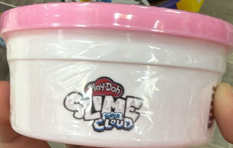 Play-Doh Super Cloud Slime Single Can 4oz – Fluffy Sensory Slime for Kids