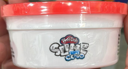 Play-Doh Super Cloud Slime Single Can 4oz – Fluffy Sensory Slime for Kids