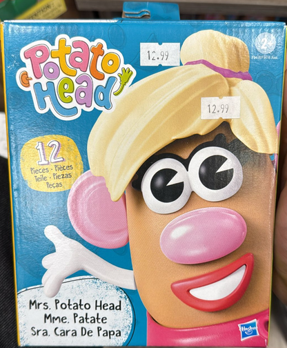 Potato Head Mrs. Potato Head Toy for Toddlers – 12-Piece Creative Preschool Playset, Ages 2+