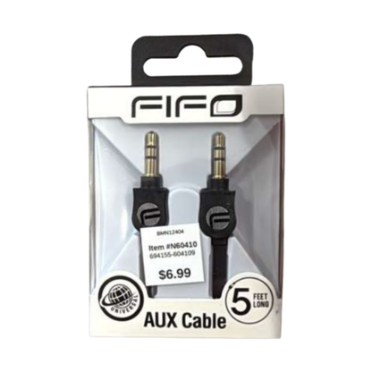 FIFO 5-Foot AUX Cable – 3.5mm Audio Cable