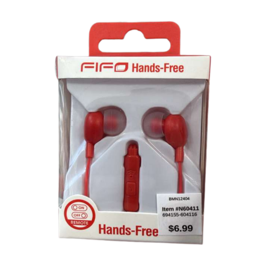FIFO Hands-Free Wired Earphones with Microphone – 3.5mm Jack