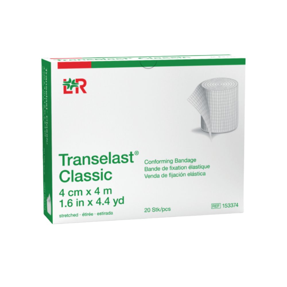 Transelast Classic Conforming Bandage 1-3/5 Inch x 4-2/5 Yard NonSterile Gauze Wrap