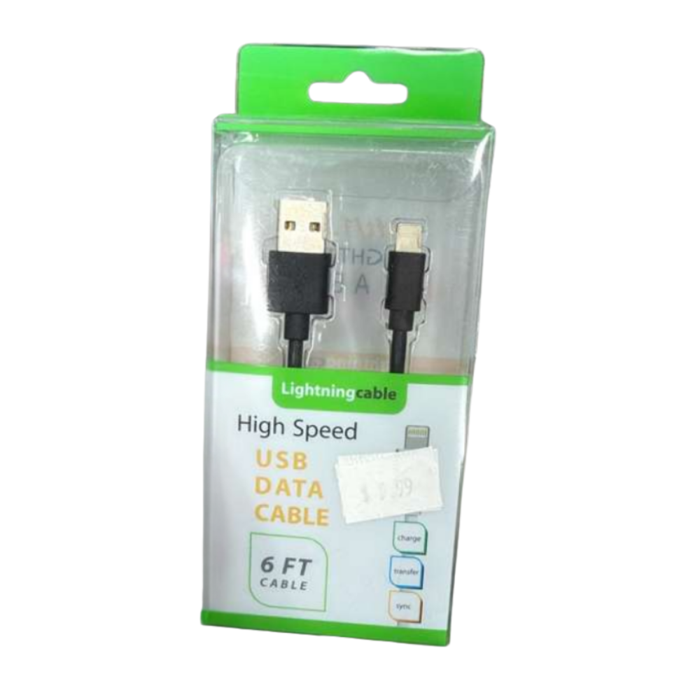 iPhone 6 / 6S USB Round Data Charger Cable 6 Ft by Modes – Sync & Charge