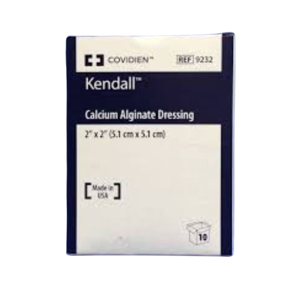 Kendall Calcium Alginate Dressing 2 x 2 Inch Sterile Square Wound Dressing