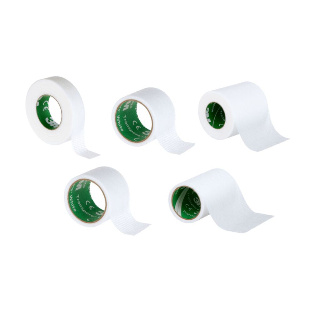 3M Transpore White Medical Tape 2 Inch x 1-1/2 Yard Plastic Tape