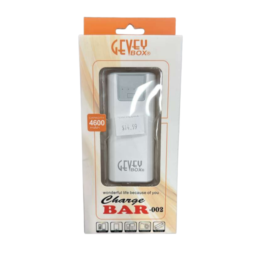 GEVEY BOX Charge Bar 002 – 4600mAh Portable Power Bank