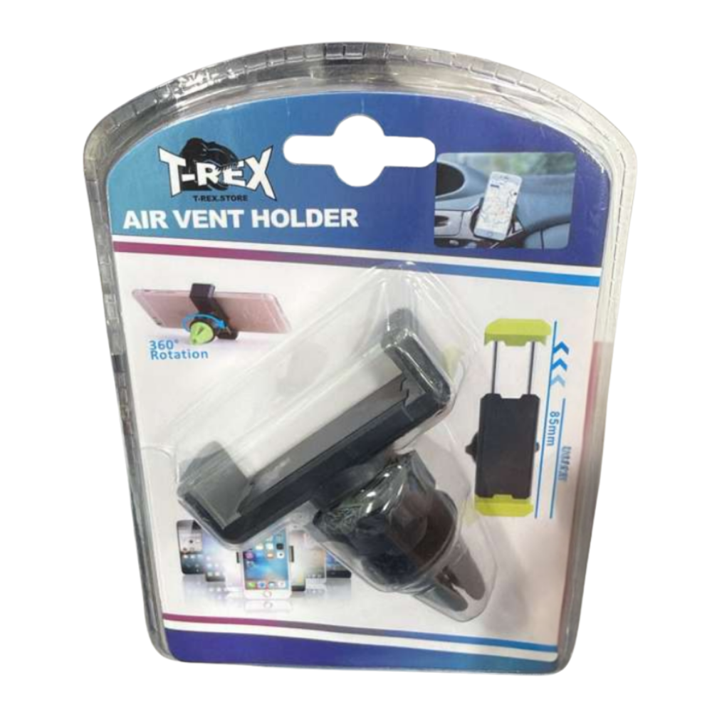 T-REX Air Vent Holder – 360° Rotating Car Phone Mount