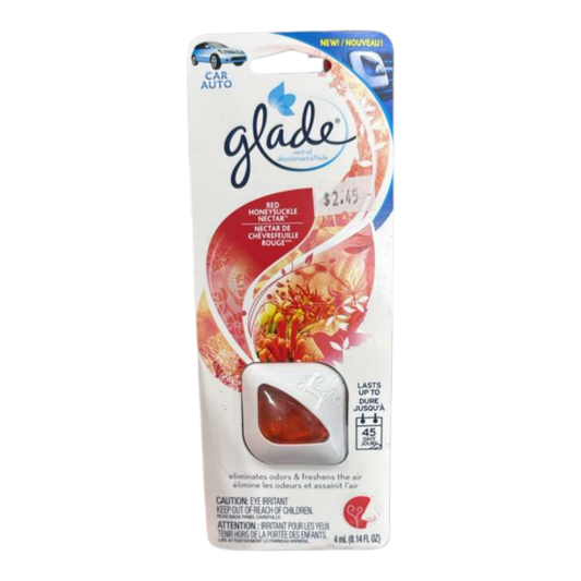 Glade Vent Oil Car Air Freshener – Red Honeysuckle Nectar Scent