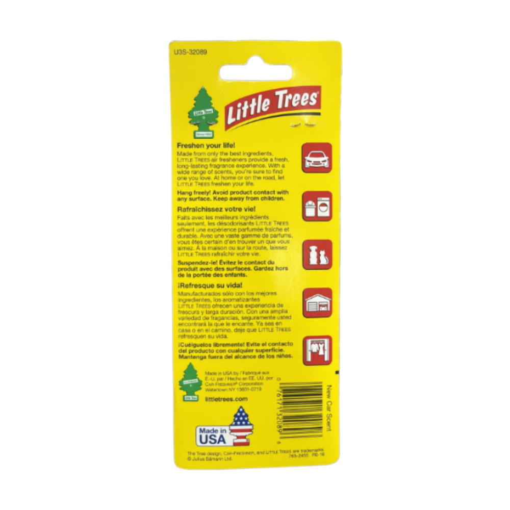 Little Trees Air Freshener – New Car Scent (3-Pack)