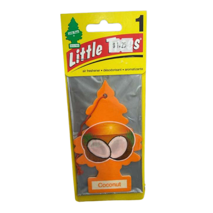 Little Trees Coconut Air Freshener – 1 Pack or 3 Pack Hanging Car Fresheners