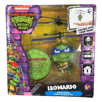 World Tech Toys Leonardo Big Head Motion Sensor UFO Helicopter – 7.6-Inch Flying RC Toy for Kids Ages 6+