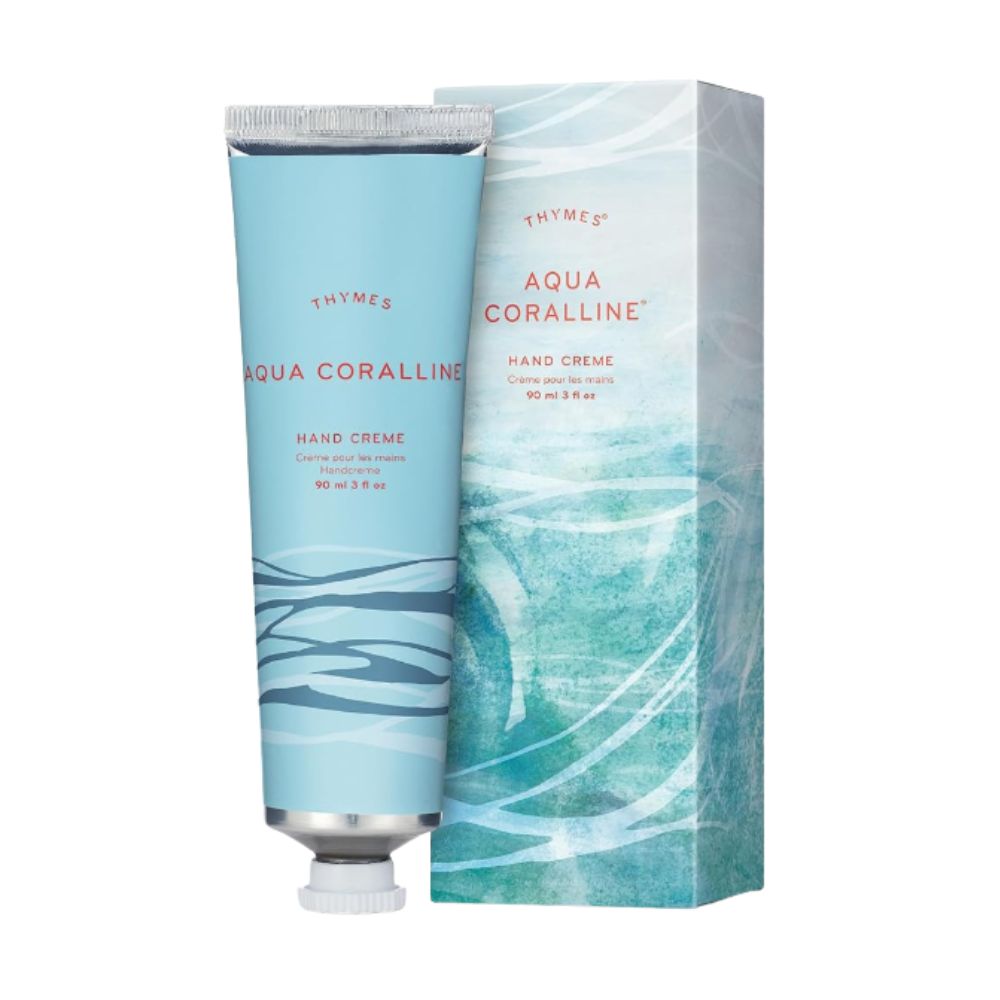 Thymes Aqua Coralline Hand Cream 3 fl oz with Shea Butter and Vitamin E