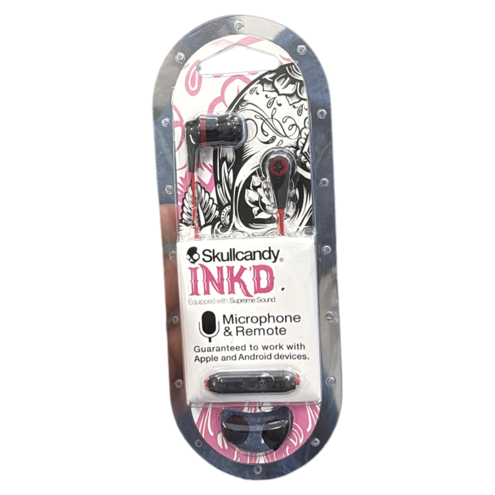 Skullcandy Ink’d 2.0 Wired In-Ear Headphones with Mic & Remote – Supreme Sound