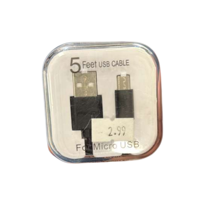 FIFO 5ft USB to Micro USB Charge & Sync Cable