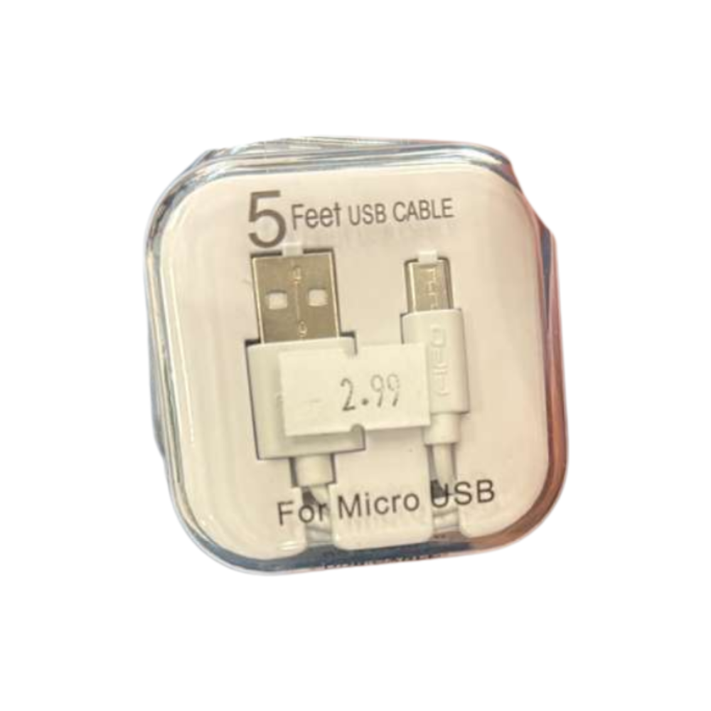 FIFO 5ft USB to Micro USB Charge & Sync Cable