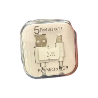 FIFO 5ft USB to Micro USB Charge & Sync Cable