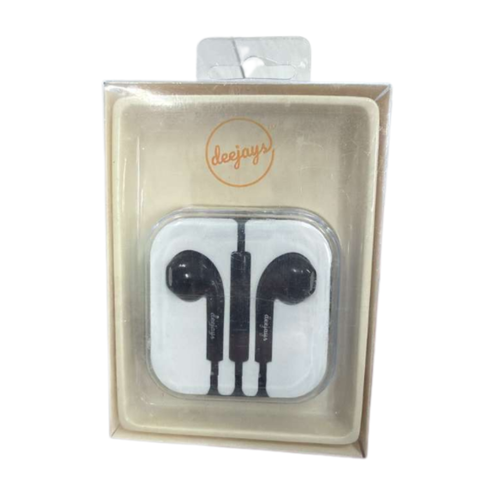 Deejays In-Ear Handsfree Earphone with Mic – 3.5mm Wired Stereo Headset